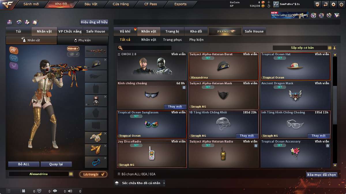 shop acc cf uy tin gia re
